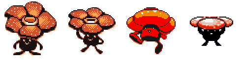 teddiusra:Vileplume official sprites ↳ 1996 - 2014  (x)