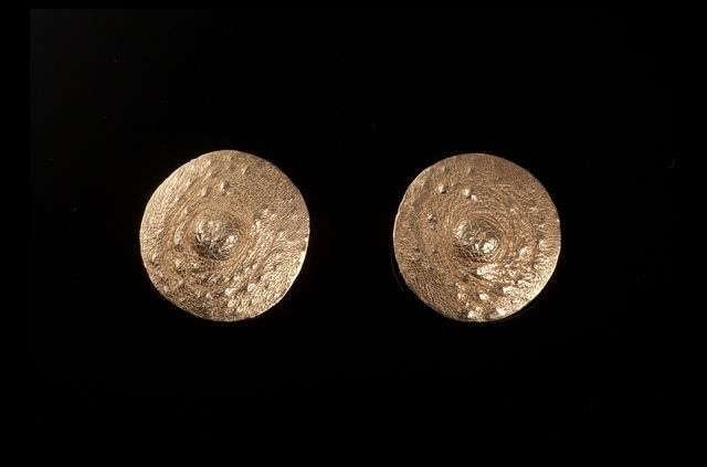 oeus:  Janine AntoniTender Buttons&quot; gold nipple brooches, 1994  