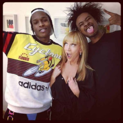 pxrple-gaws:  asapworldwide:  Flacko x Kathy Griffin x Danny Brown  they probably ran a train on her.