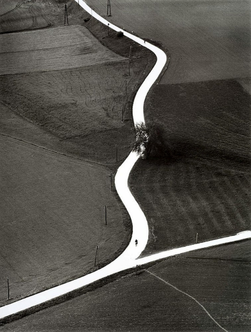 casadabiqueira:  Landweg in Kärnten [Road in Carinthia]  Toni Schneiders, 1957