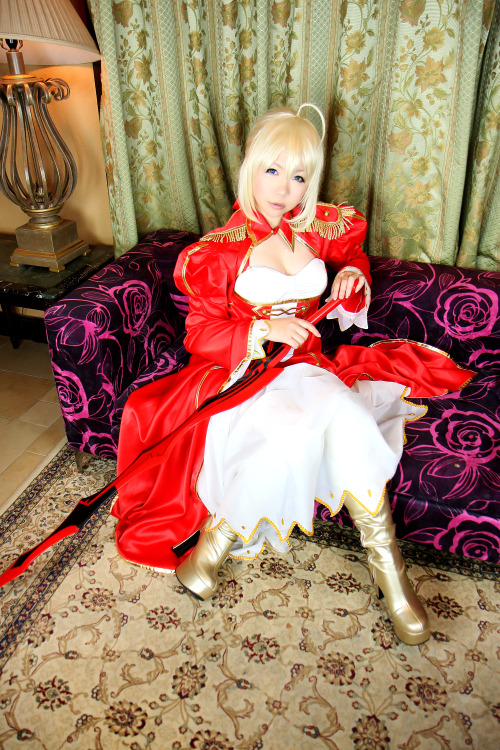 Fate/EXTRA - Red Saber (Higurashi Rin) 1-17 adult photos