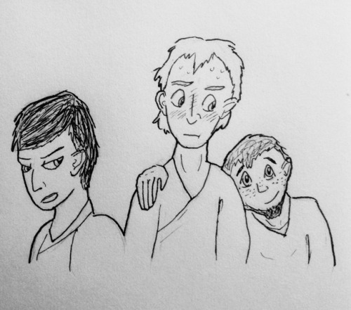 maluoliowithin:Antony, Cassius and Titinius, requested by @crispin-cas9!