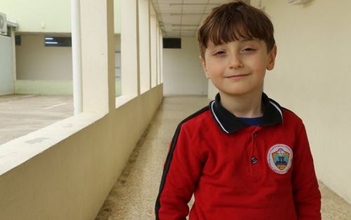 Qaesar is a student at Saint Joseph School in Qaraqosh, Iraq. For much of his life, he has been disp