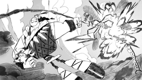 Some story moments from the previous cancelled film