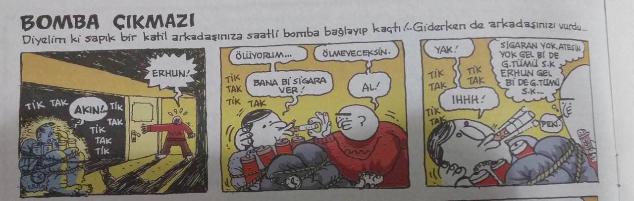 BOMBA CIKMAZ
Diyelirm ki...