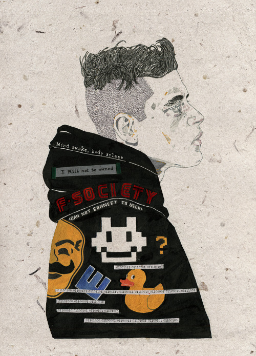 nvm-illustration: -Mr Robot -  “ That what we perceive isn’t the real world at all