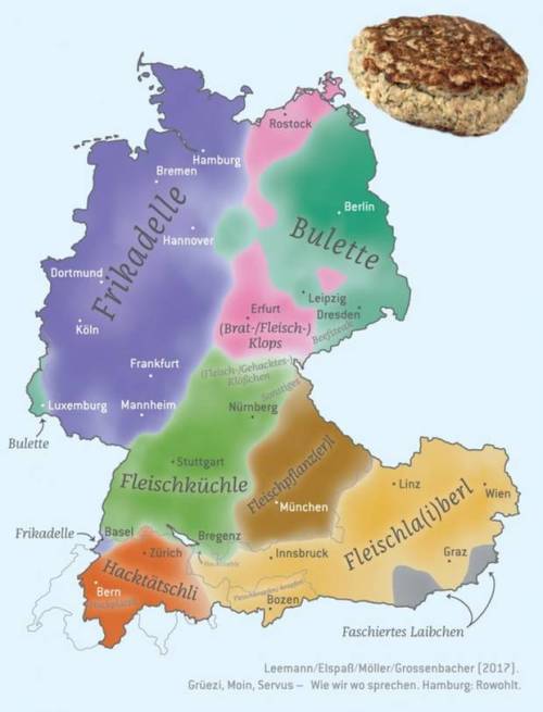 langernameohnebedeutung:yuki217:mapsontheweb:Meat ball in German dialects.Fixed it.“Fleischkl