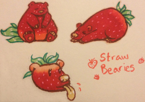 guess who forgot they had an art tumblrdid u guess meit was mehave a bad photo of some strawberry be