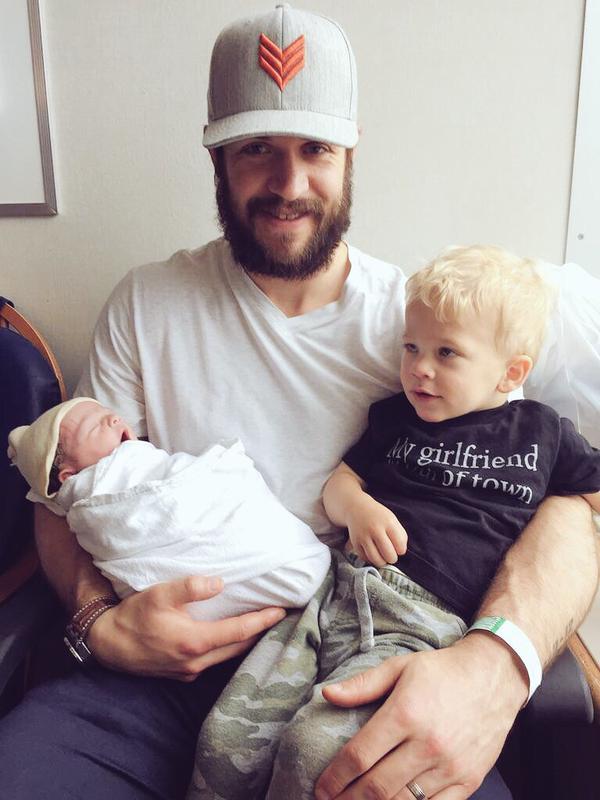 Blackhawks' Vermette puts new baby in Stanley Cup for Father's Day