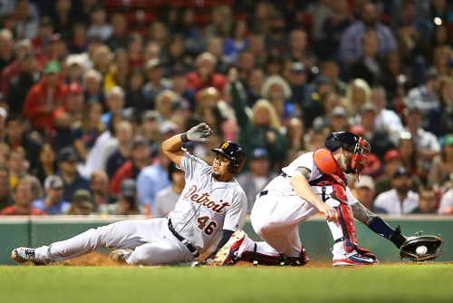 A few frames from the June 7th game between the Sox and the Tigers for Getty Sport.