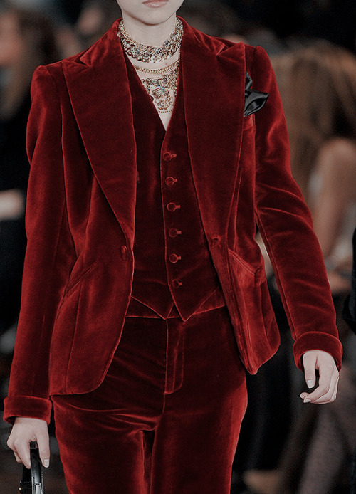 oldfashionedvillain:Ralph Lauren Fall 2012