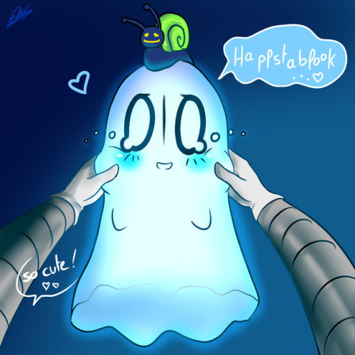 Protect this cute ghost ♥Everyone should have a Metta in their life ;v;(Yaay I finished this 