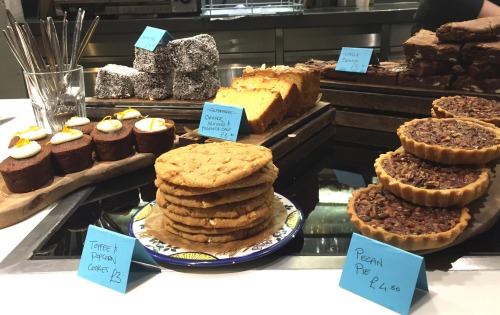 The Black Penny - Covent GardenDelicious homemade treats (and lunch food), seats in the window and a