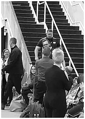 deathbyukmen:thehumming6ird:Man walks down stairs. Humm instantly becomes incapable of holding her p