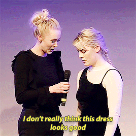 perfectly–intertwined: josefine frida pettersen & ulrikke falch handing out award at the utaward