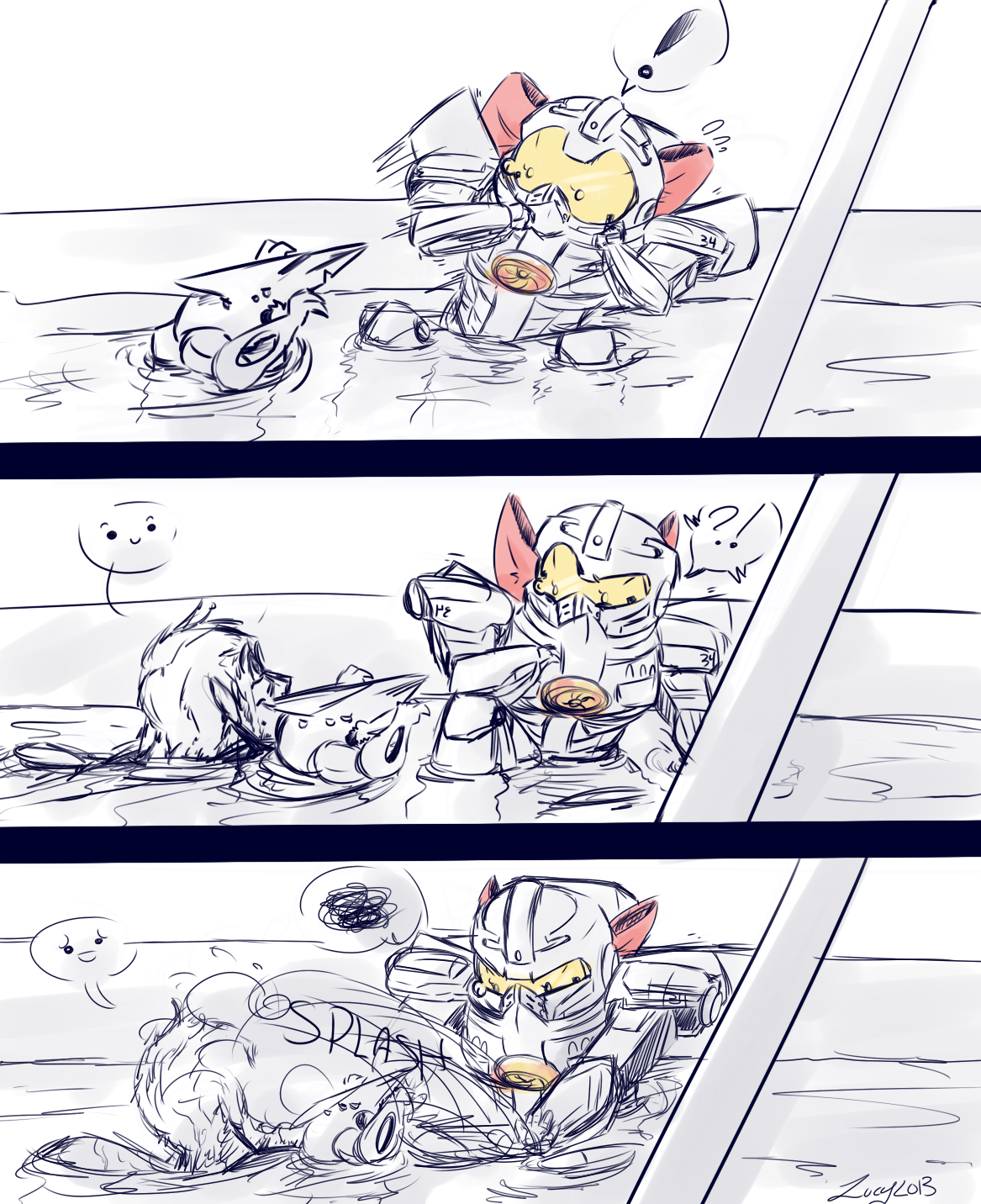 lucyofthesky:  Raleigh no, that’s mean.   I made a most ungodly squeal XD