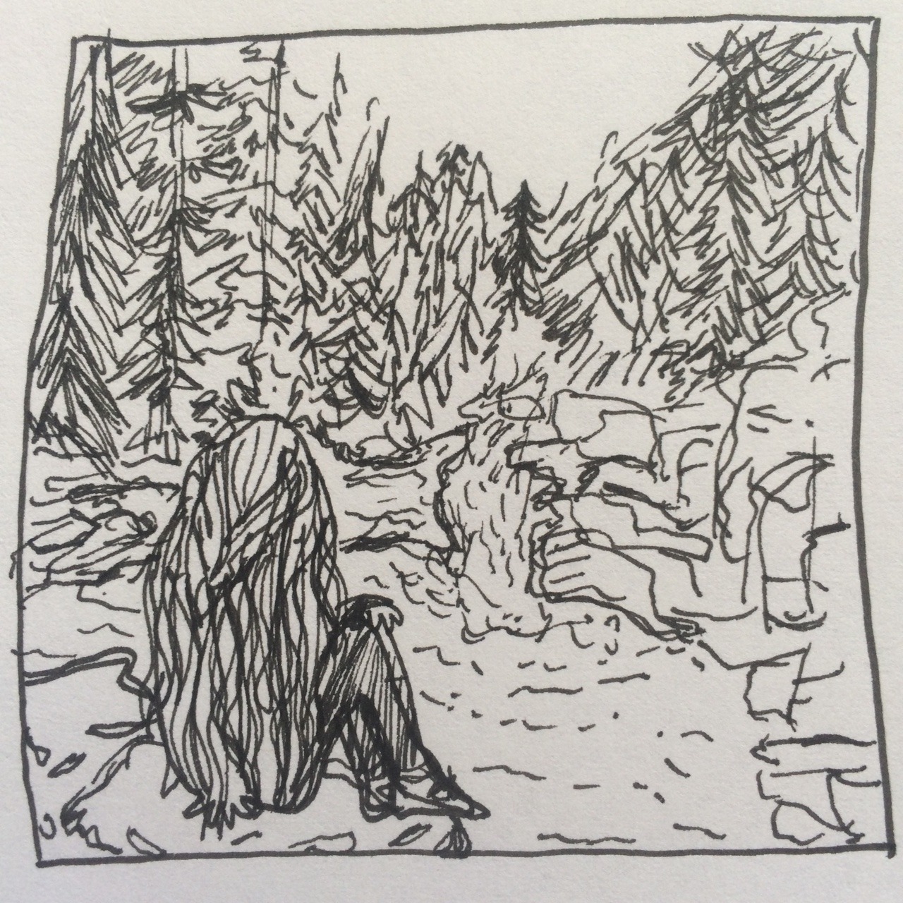 kayceeinhawaii:  bored doodles