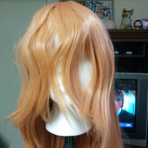 Alright Steve, now it’s your turn! #Muginami #rinnenolagrange #wig #wigstyling #cosplayprogres