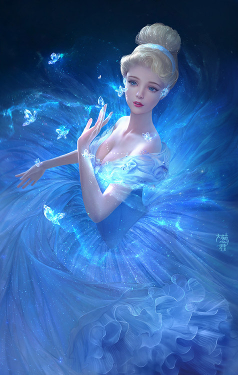 art-of-cg-girls: cinderella by Da congjun