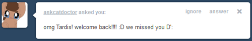asklilfluttertardis:  hugs can help from what i heard even though i’m traveling through time and space  SQUEEEE <3
