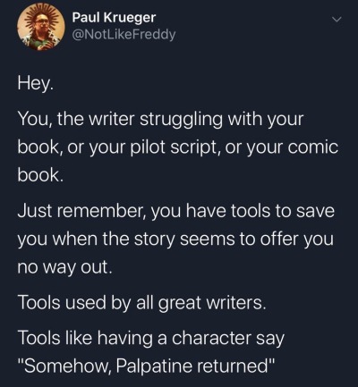 livingbythewords:
“Every time I feel bad about my writing, I think of that line and immediately feel better.
”