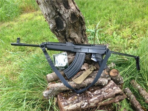 gunrunnerhell:  Vz.58 A rifle that very much looks like the famed Kalashinov series but aside from caliber, they share very little in common. The magazine is also proprietary to the Vz.58; normal AK mags will not work. All Vz.58’s have a milled receiver