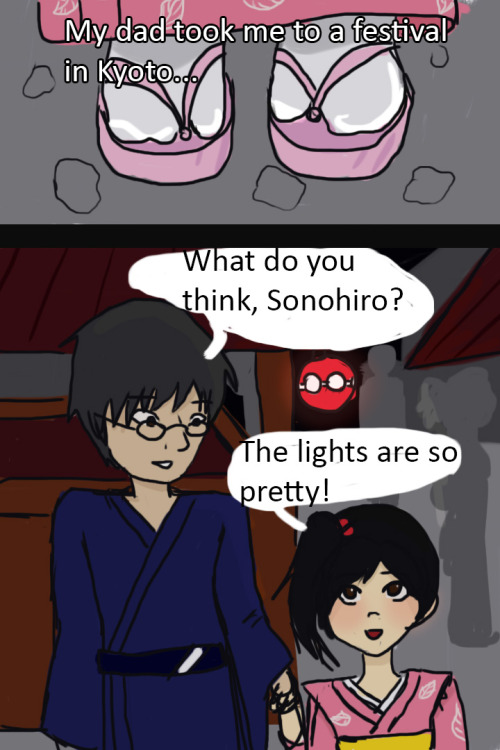 Pages 4 and 5Two pages to make up for the wait! Told you she had a name! Sonohiro~ The next page is 