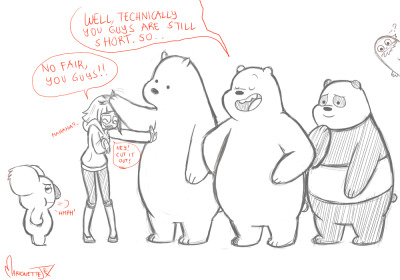 marionette-j2x:More We Bare Bears stuff! UwU Adult Chloe is inspired from the official artwork of adult chloe from one of the staff of the show…