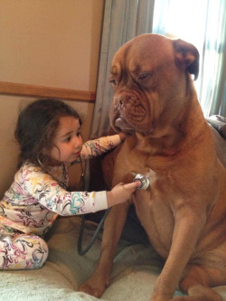 awwww-cute:Pets are awesome to grow up with