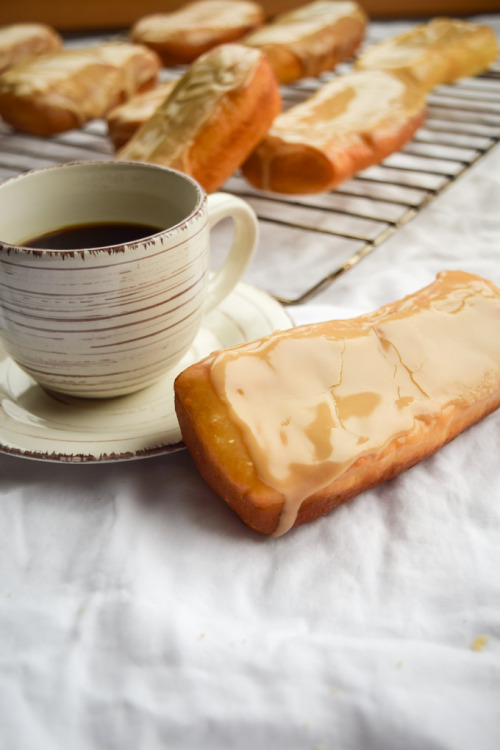 Porn photo foodffs:  Homemade Maple Bar DoughnutsReally