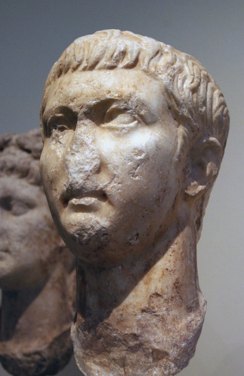 myglyptothek:Portrait of Drusus Minor. I century AD. Pentelic marble.  National Archaeological Museu