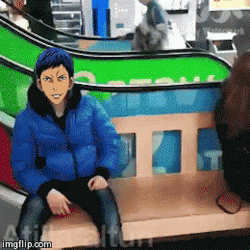 laureleto:  So I asked my friend to make this… No regrets, best Aokaga gif ever.