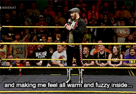 mithen-gifs-wrestling:  Sami Zayn:  Officially warm and fuzzy. 