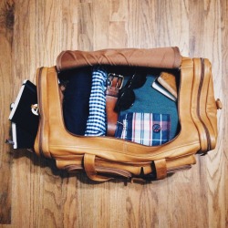 scproper:scproper:  Packing for the vacation I’ll never have time to take.  I finally took my trip.