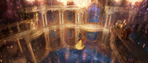 athousandgoddesses:Beauty and the Beast Concept Art by Karl Simon