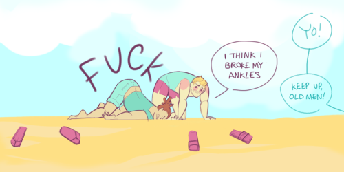 yawpkatsi:You know how every fandom needs a Gratuitous Beach Outing? You know that scene in Cap 2 wh