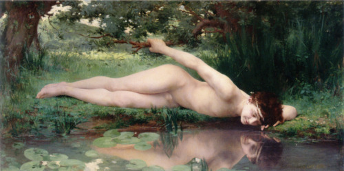pmikos: Jules-Cyrille Cavé Narcissus, 1890  (by hauk sven)