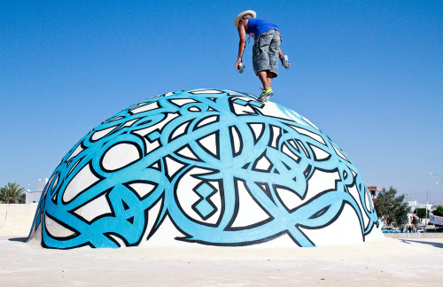 poppoppopblowblowbubblegum: street artist el seed undertook a calligraphic road trip through tunisia