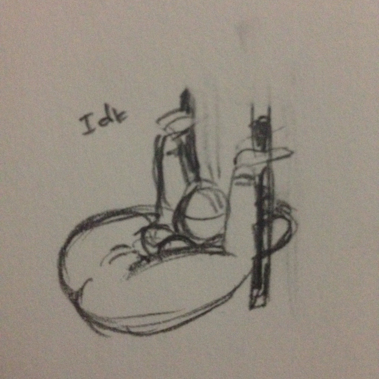lokiratempegkbisadosa:  Too lazy to draw on laptop so have some lame porn sketches