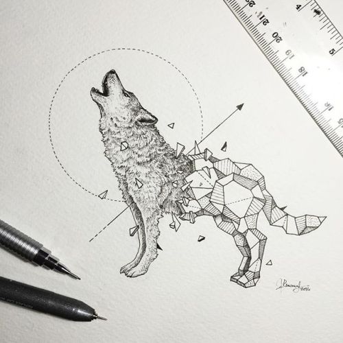 a-night-in-wonderland:  Geometric Beast Collection By Kerby Rosanes 