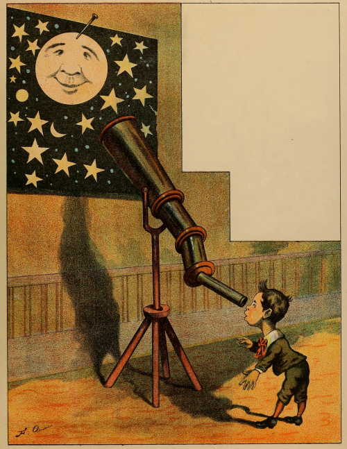 Young stargazer. A museum of wonders. 1894.Internet Archive