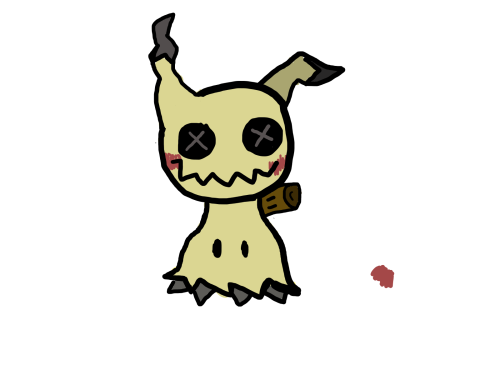 mimikyudaily:i was inspired by your blog and drew a little mimikyu.