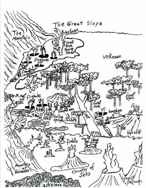 Maps of William Hope Hodgson’s The Nightland 