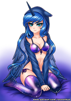 twilightsparklesharem: Luna Space Underwear by RacoonKun  &lt;3 &lt;3 &lt;3