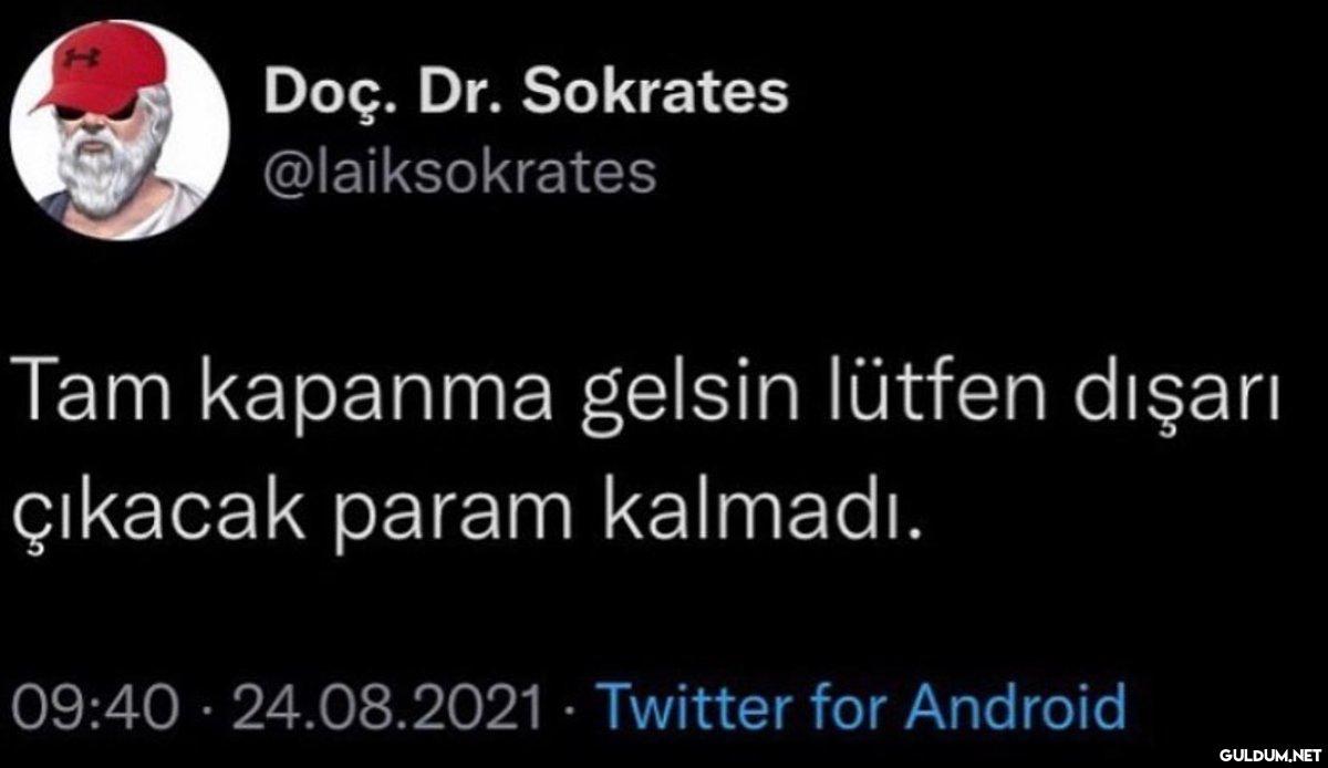 Doç. Dr. Sokrates...