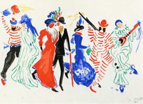 Figures from a Carnival, 1906, Andre DerainMedium: watercolor,paper