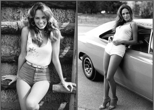 Actress Catherine Bach who played Daisy Duke in the TV show The Dukes of Hazzard (146 episodes betwe