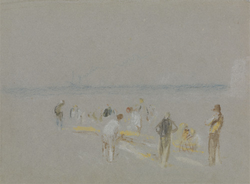 Cricket on the Goodwin SandsJoseph Mallord William Turner (British; 1775–1851)UndatedWatercolor, gou