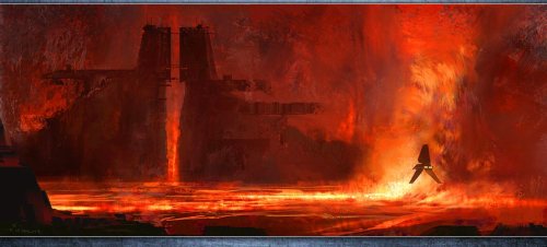 gffa:Star Wars: Rogue One | Mustafar + Darth Vader’s Castle of Lava and Bullshit Concept Art