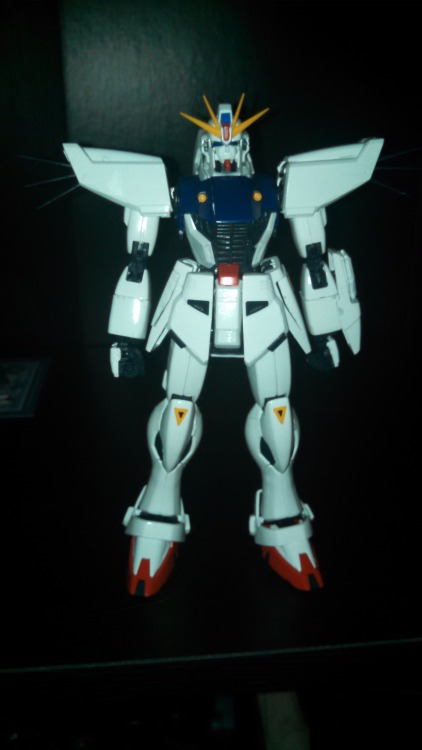 naotype:Wip of my F91 Gundam. Need to add weapons and touch up the paint then add decals and panel l